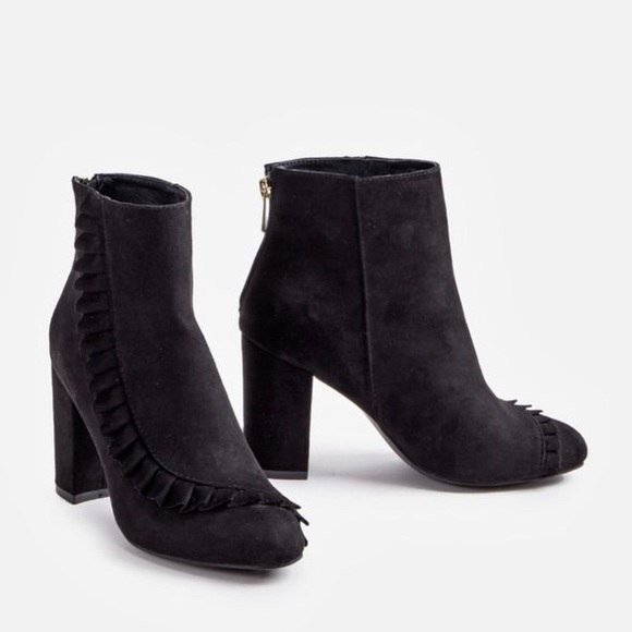 JustFab Stacie Bootie Black Size 9 - Picture 9 of 9